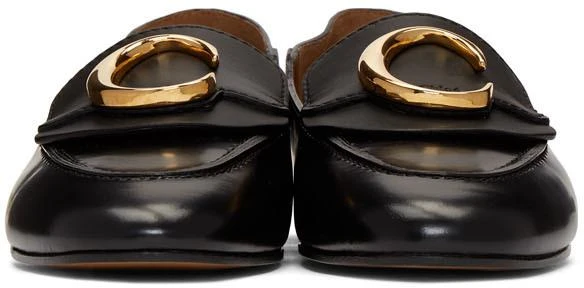 商品Chloé|Black Shiny Loafers,价格¥4204,第2张图片详细描述