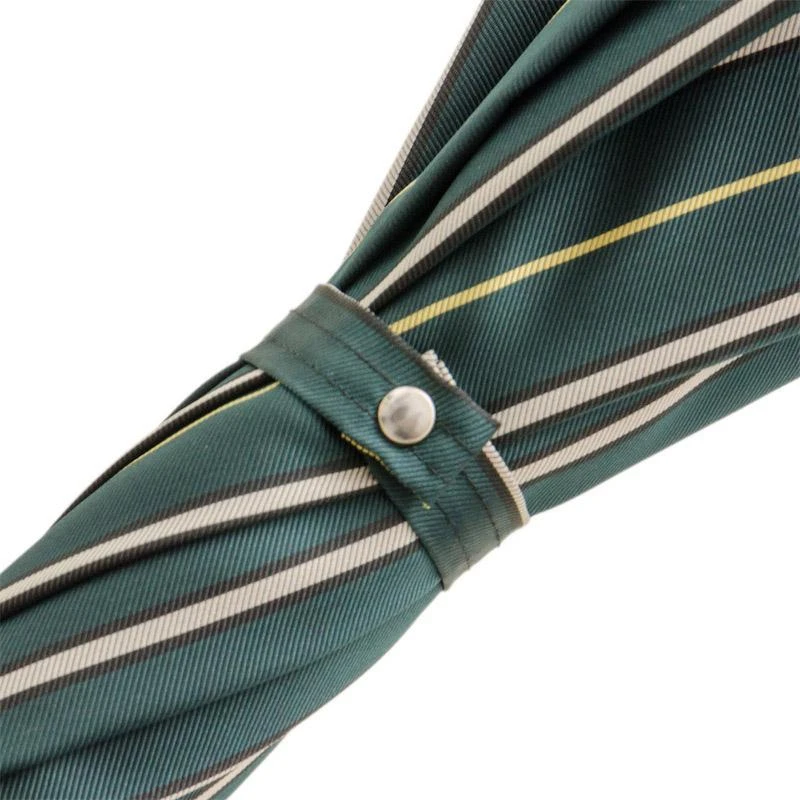 商品PASOTTI|Pasotti 葩莎帝 蓝色条纹伞面野鸭手柄晴雨伞,价格¥2579,第3张图片详细描述