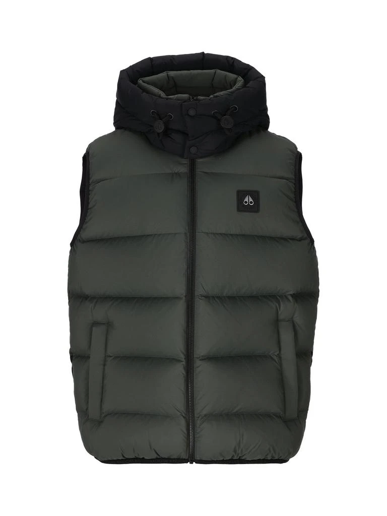 商品Moose Knuckles|Moose Knuckles Bushwick Logo Patch Padded Down Gilet,价格¥3089,第1张图片