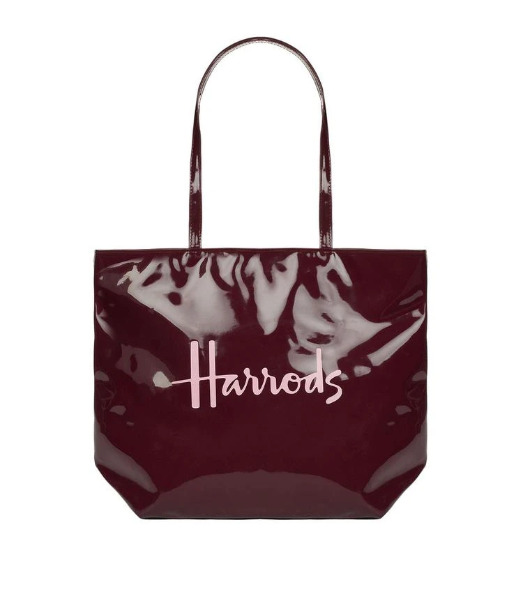 商品Harrods|Patent Shoulder Tote Bag,价格¥326,第1张图片详细描述