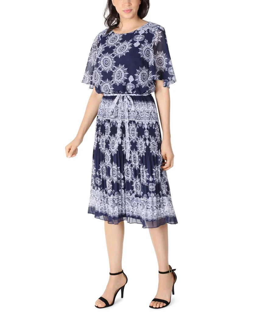 商品Sandra Darren|Flutter Sleeve Chiffon Dress,价格¥377,第2张图片详细描述