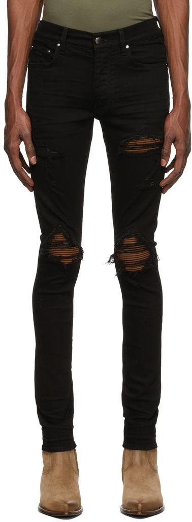 商品AMIRI|Black MX1 Microsuede Jeans,价格¥8469,第1张图片