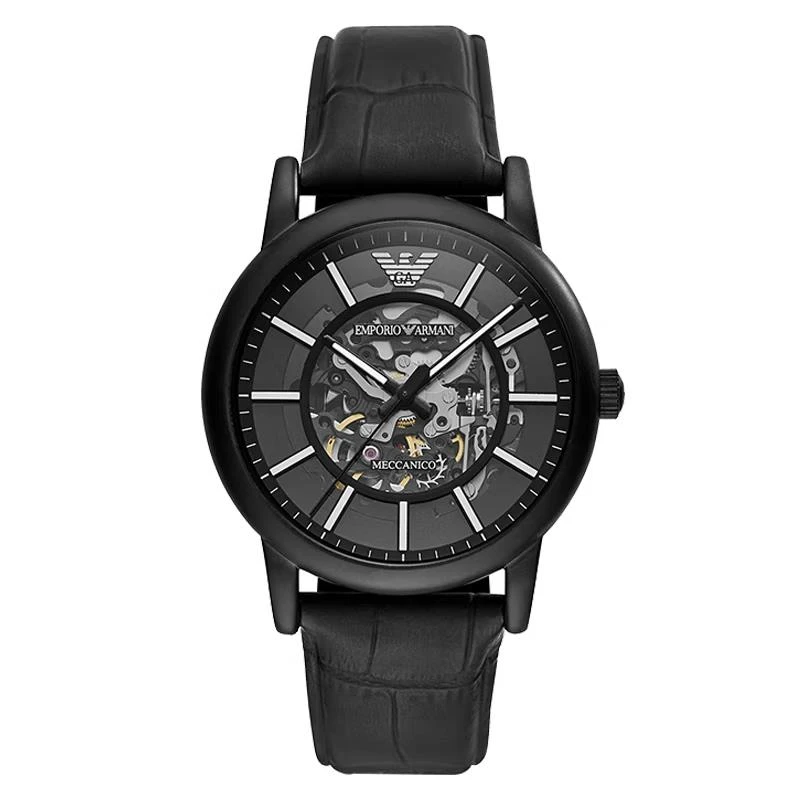 商品[国内直发] Emporio Armani|Armani阿玛尼旗舰店黑武士手表男士运动型 潮流镂空机械表AR60008,价格¥1680,第1张图片