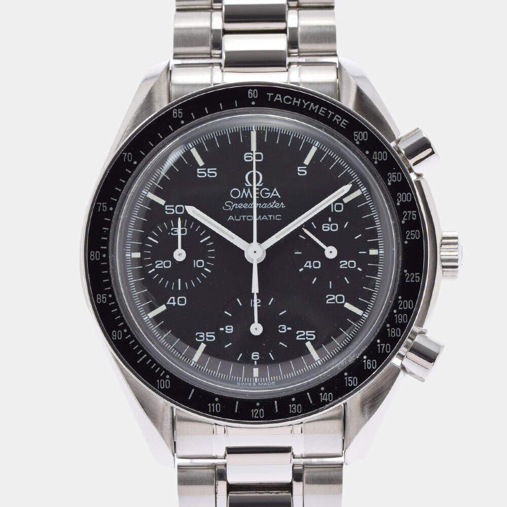 Omega Black Stainless Steel Speedmaster 3510.50 Automatic Men's Wristwatch 39 mm商品第1张图片规格展示