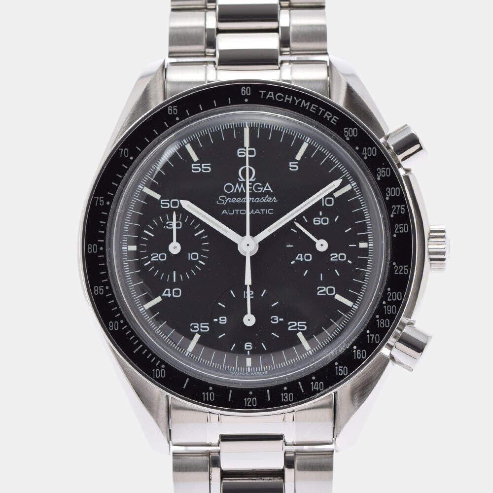 商品[二手商品] Omega|Omega Black Stainless Steel Speedmaster 3510.50 Automatic Men's Wristwatch 39 mm,价格¥19007,第1张图片