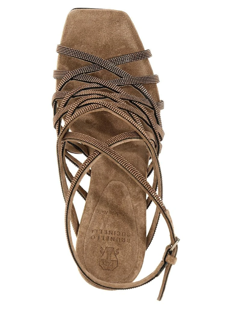 商品Brunello Cucinelli|Monile Sandals Beige,价格¥7414,第3张图片详细描述