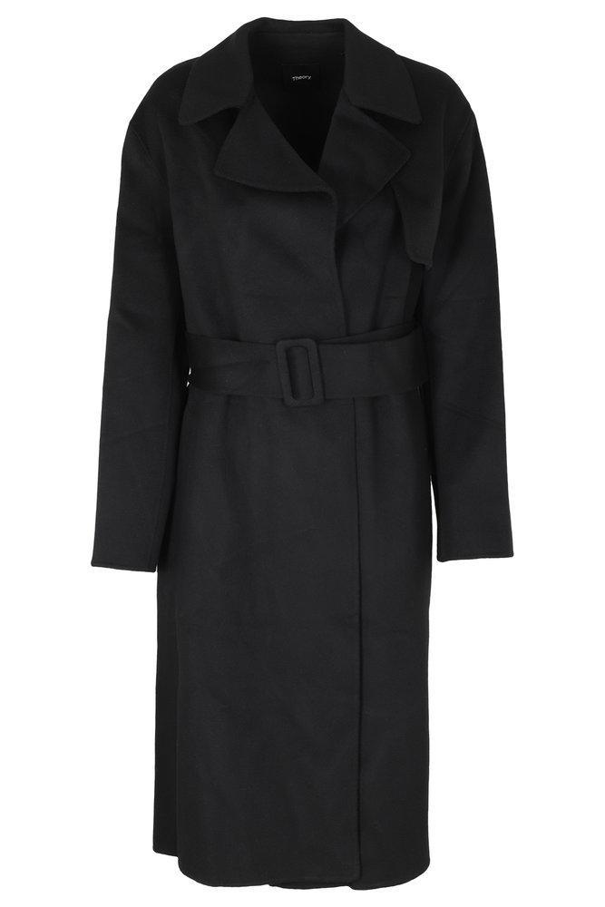 商品Theory|Theory Belted-Waist Mid-Length Coat,价格¥4436-¥4442,第1张图片