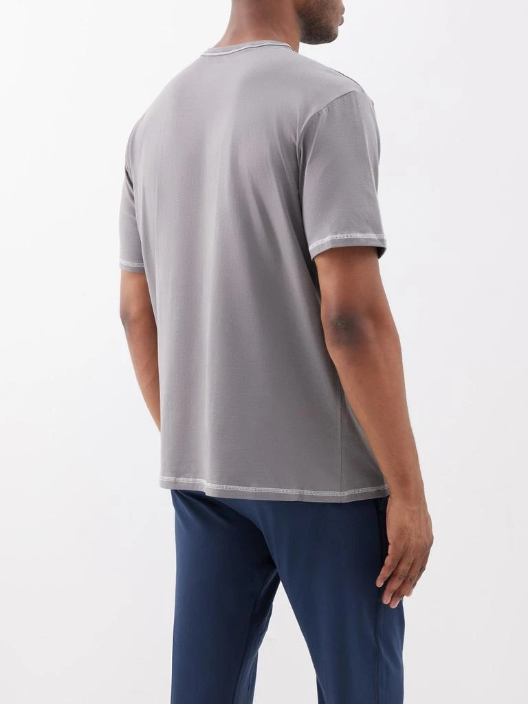 商品Calvin Klein|Logo embroidery cotton-blend pyjama top,价格¥152,第5张图片详细描述