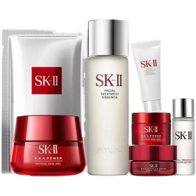 商品SK-II|SK2韩流美肌套盒 神仙水洁面面霜面膜7件套装礼盒,价格¥2156,第1张图片