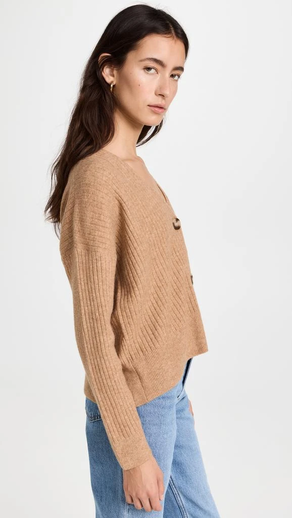 商品Madewell|Madewell Cameron 罗纹开襟针织衫,价格¥359,第4张图片详细描述