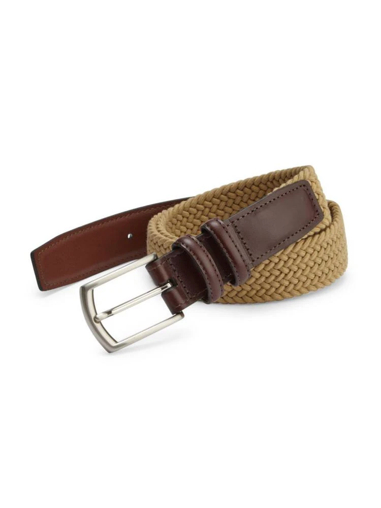 商品Saks Fifth Avenue|COLLECTION Italian Woven Cotton Belt,价格¥369,第1张图片