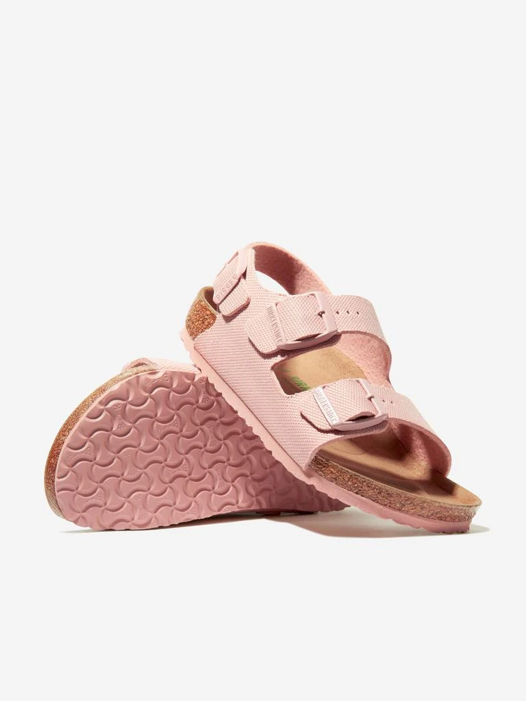 商品Birkenstock|BIRKENSTOCK Girls Milano TEX Canvas Sandals in Pink,价格¥446,第2张图片详细描述