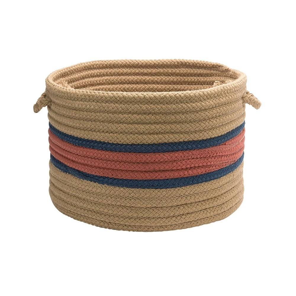 商品Colonial Mills|Garden Banded Round Braided Storage Basket,价格¥1028,第5张图片详细描述