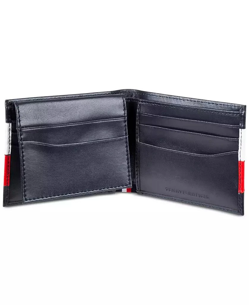 商品Tommy Hilfiger|Men's Frazier Stripe Passcase Wallet,价格¥378,第4张图片详细描述