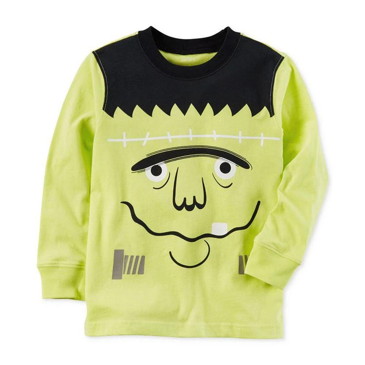 商品Carter's|Frankenstein Graphic-Print Cotton Shirt, Toddler Boys (2T-5T),价格¥36,第1张图片