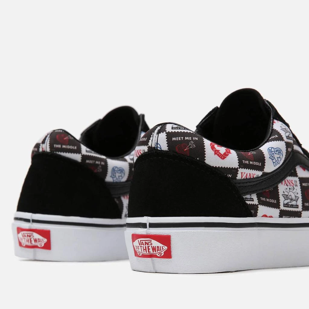 商品Vans|VANS MEN'S LOVE LETTERS OLD SKOOL TRAINERS - BLACK/TRUE WHITE,价格¥307,第4张图片详细描述