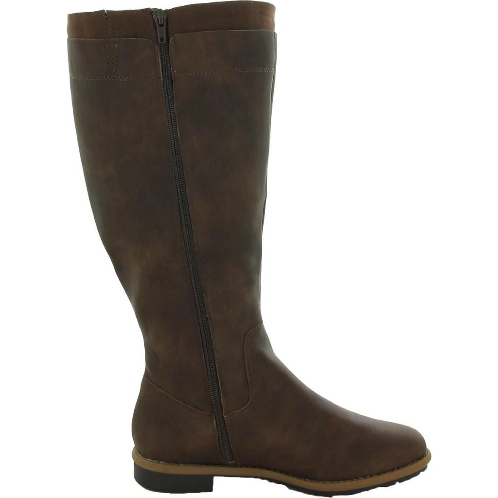 Style & Co. Womens Olliee Faux Leather Wide Calf Knee-High Boots商品第10张图片规格展示