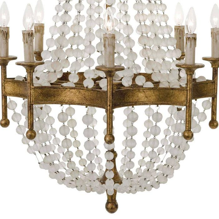 商品Regina Andrew|Design Frosted Crystal Bead 8 Light Chandelier,价格¥14881,第3张图片详细描述