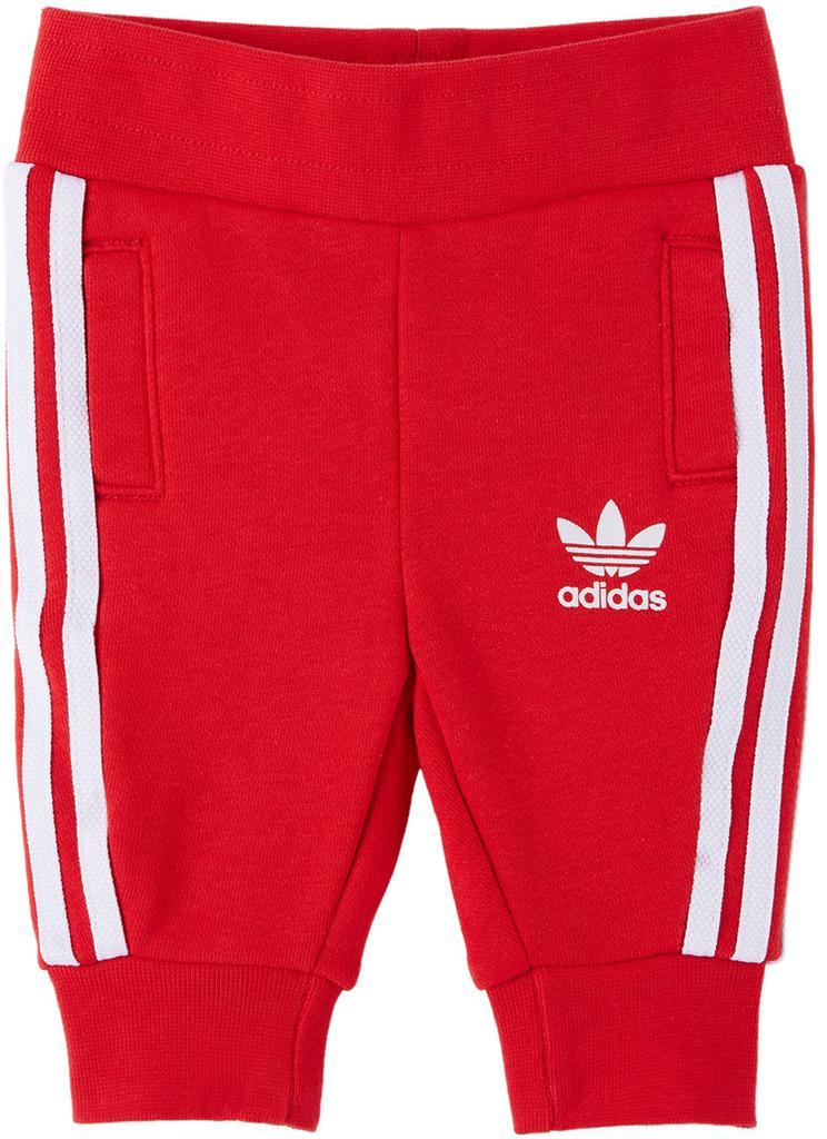 商品Adidas|Baby Red Trefoil Sweatshirt & Lounge Pants Set,价格¥478,第6张图片详细描述