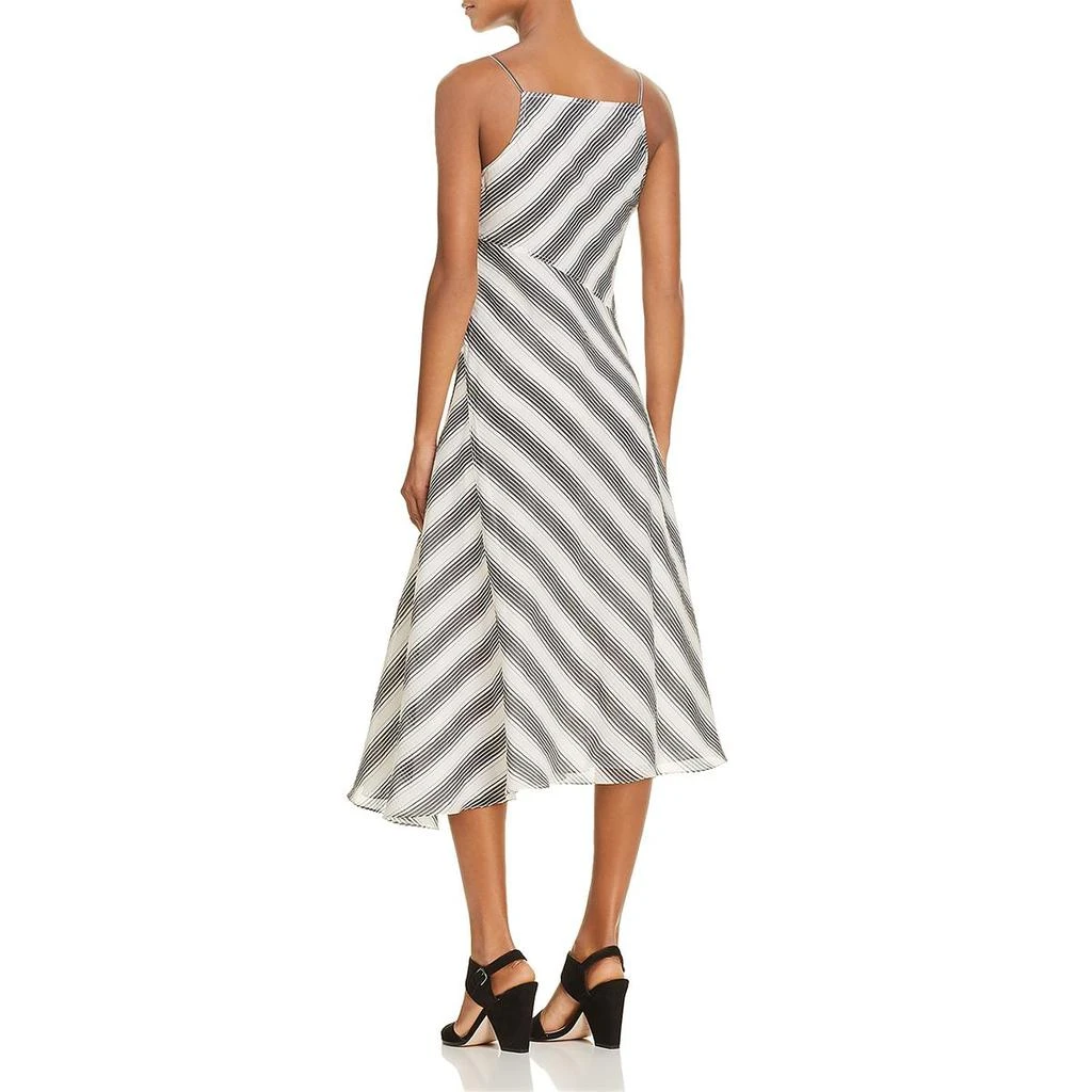 商品Theory|Theory Womens Striped Asymmetric Midi Dress,价格¥448,第2张图片详细描述