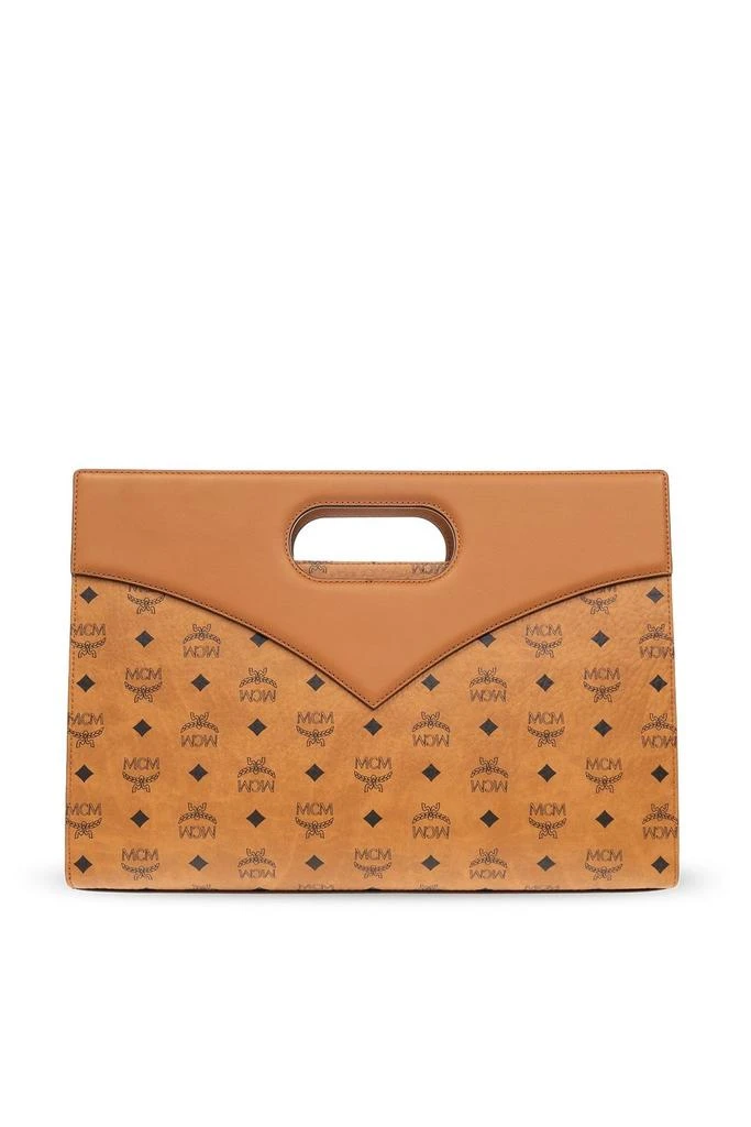 商品MCM|MCM Medium Diamond Visetos Top Handle Bag,价格¥6258,第2张图片详细描述