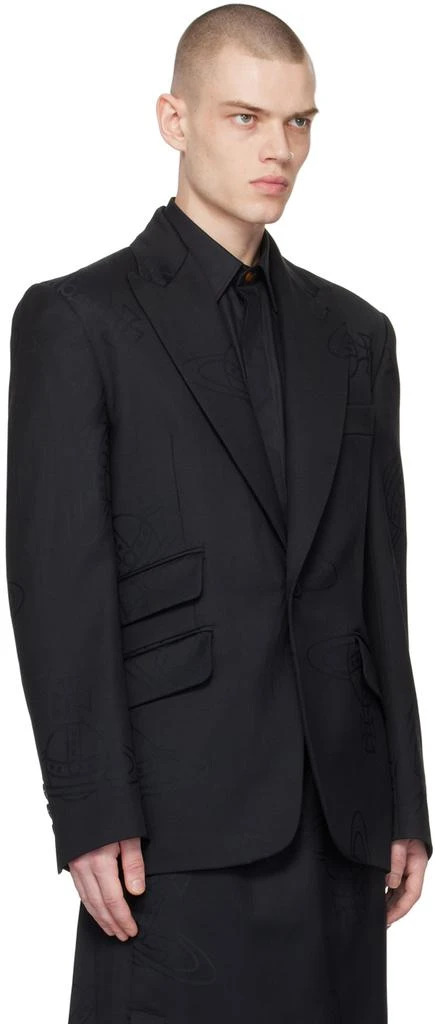 商品Vivienne Westwood|Black Jacquard Blazer,价格¥3674,第2张图片详细描述