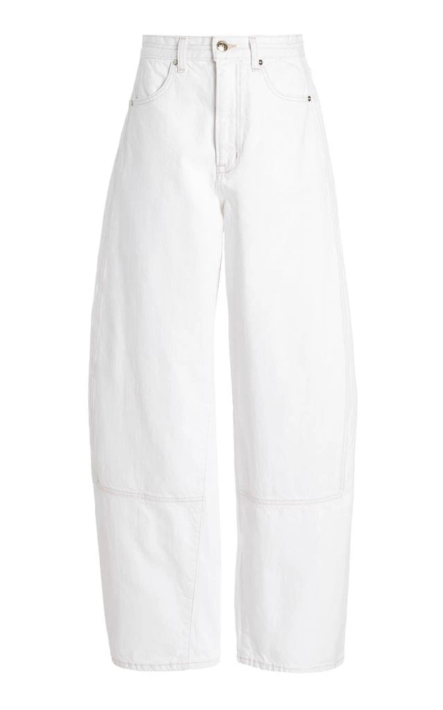 商品RÙADH|RÙADH - Exclusive The Rhode Rigid High-Rise Curved Jeans - White - 28 - Moda Operandi,价格¥3928,第1张图片