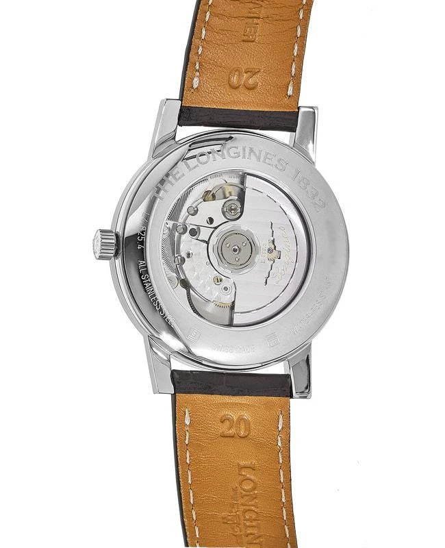 商品Longines|Longines Heritage 1832 Beige Dial 40mm Brown Leather Strap Men's Watch L4.825.4.92.2,价格¥11397,第3张图片详细描述