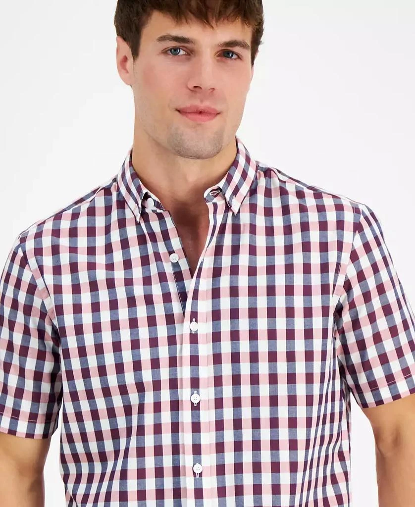 商品Club Room|Men's Gin Regular-Fit Plaid Button-Down Shirt, Created for Macy's,价格¥151,第3张图片详细描述