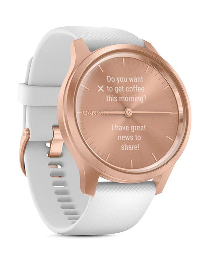 商品Garmin|Vivomove Style Silicone or Nylon Strap Touchscreen Hybrid Smartwatch, 42mm,价格¥2222,第5张图片详细描述