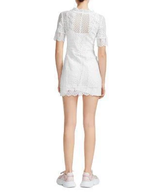 商品Maje|Revanta Lace-Trim Sheath Dress,价格¥1113,第2张图片详细描述