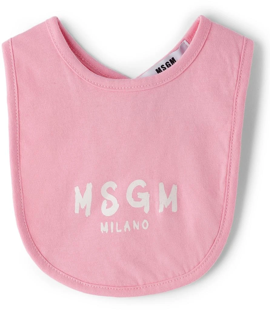 Baby Pink Brush Logo Jumpsuit Set 商品