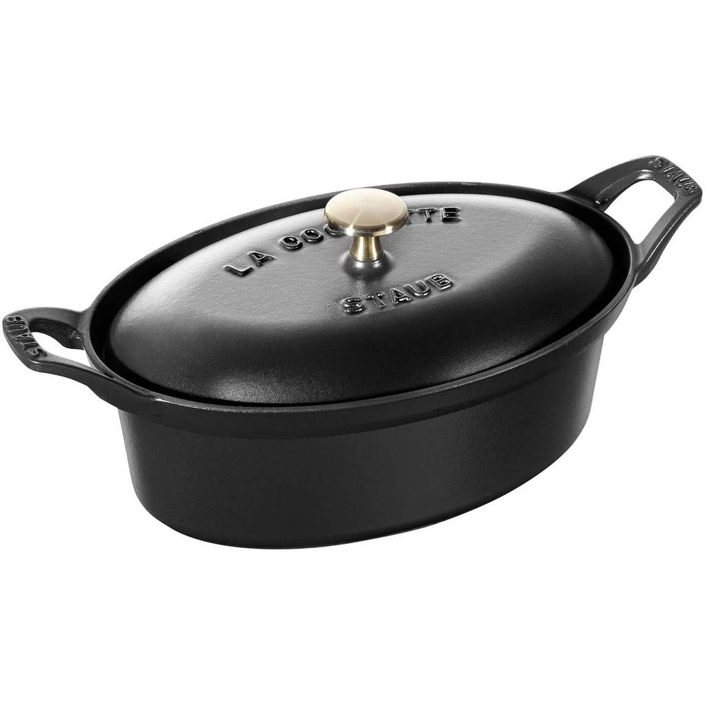 商品[国内直发] Staub|Staub Oval La Coquette - Black - 23cm,价格¥925,第1张图片