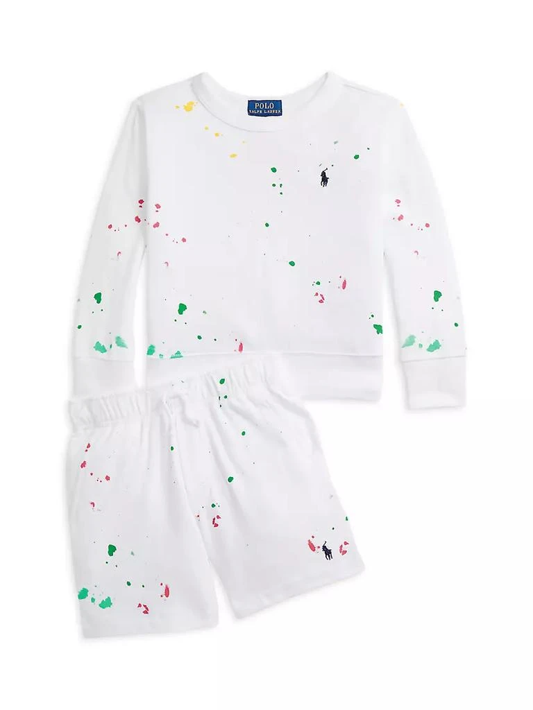 商品Ralph Lauren|Little Boy's &amp; Boy's Speckled Sweatshirt,价格¥195,第4张图片详细描述