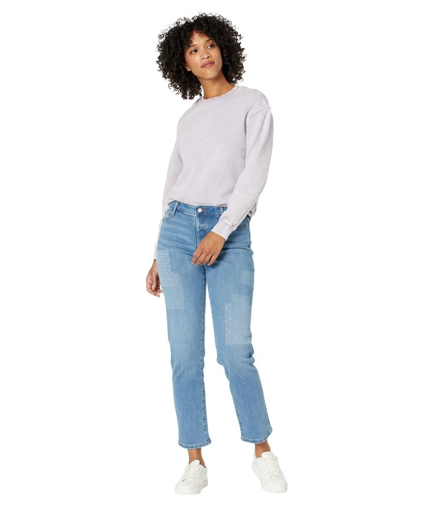 商品Tommy Hilfiger|Julie Patchwork Jeans with Magnetic Fly in Light Wash,价格¥366,第4张图片详细描述