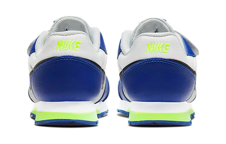 商品[国内直发] NIKE|MD Runner 2 合成革 防滑减震耐磨透气 低帮 儿童跑步鞋 白黑蓝 中小童,价格¥198,第6张图片详细描述