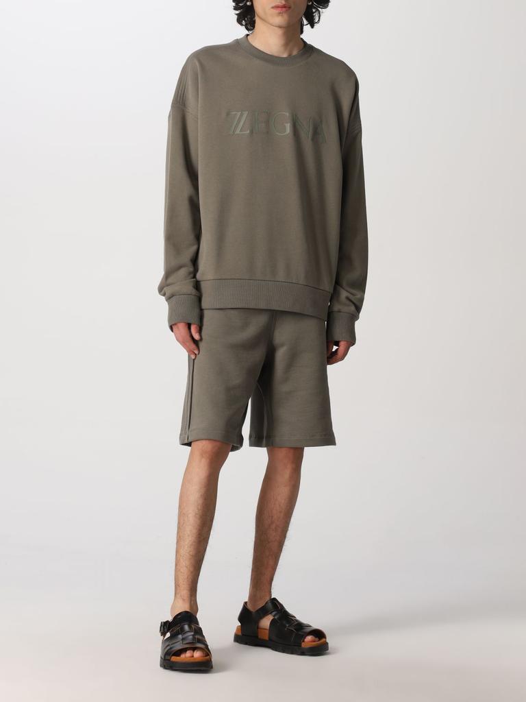 Z Zegna cotton sweatshirt with logo商品第2张图片规格展示