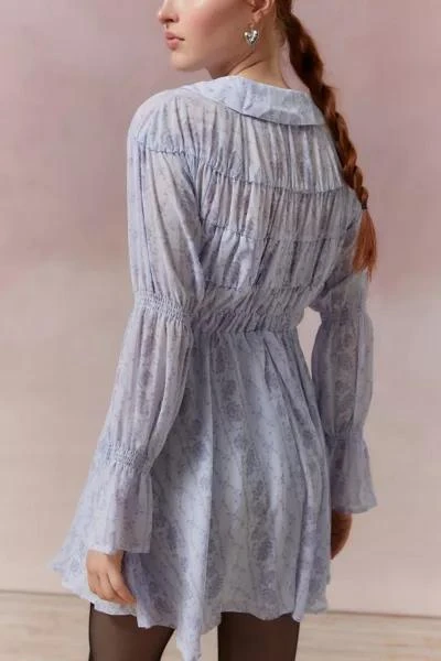 商品Kimchi Blue|Kimchi Blue Lonie Smocked Mini Dress,价格¥152,第4张图片详细描述