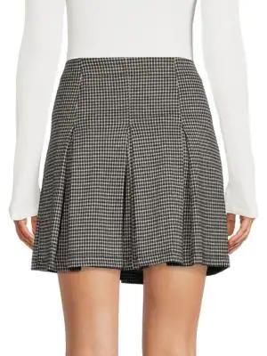 商品Max Studio|Checked Pleated Skirt,价格¥221,第4张图片详细描述