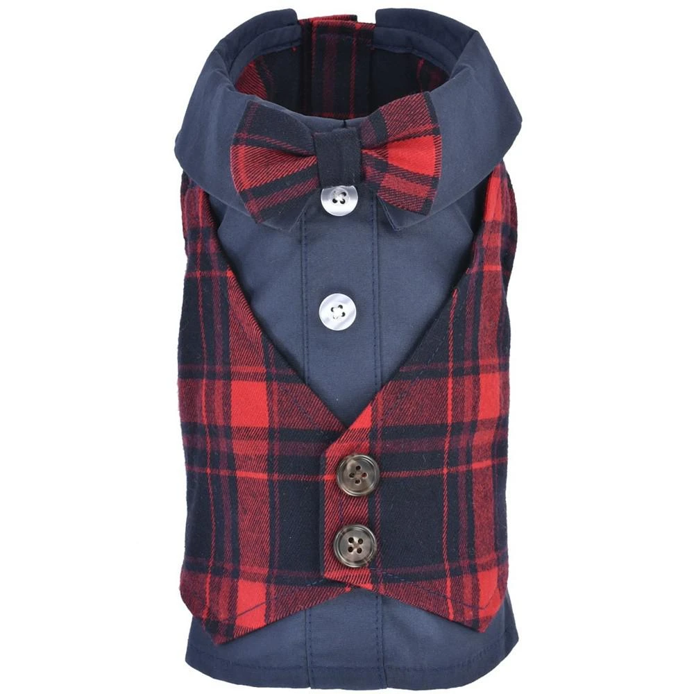 商品Macy's|Scottish Plaid Dog Tuxedo,价格¥268,第2张图片详细描述