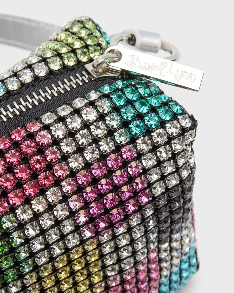 商品Bari Lynn|Girl's Rainbow Checkered Jeweled Bag,价格¥194,第3张图片详细描述