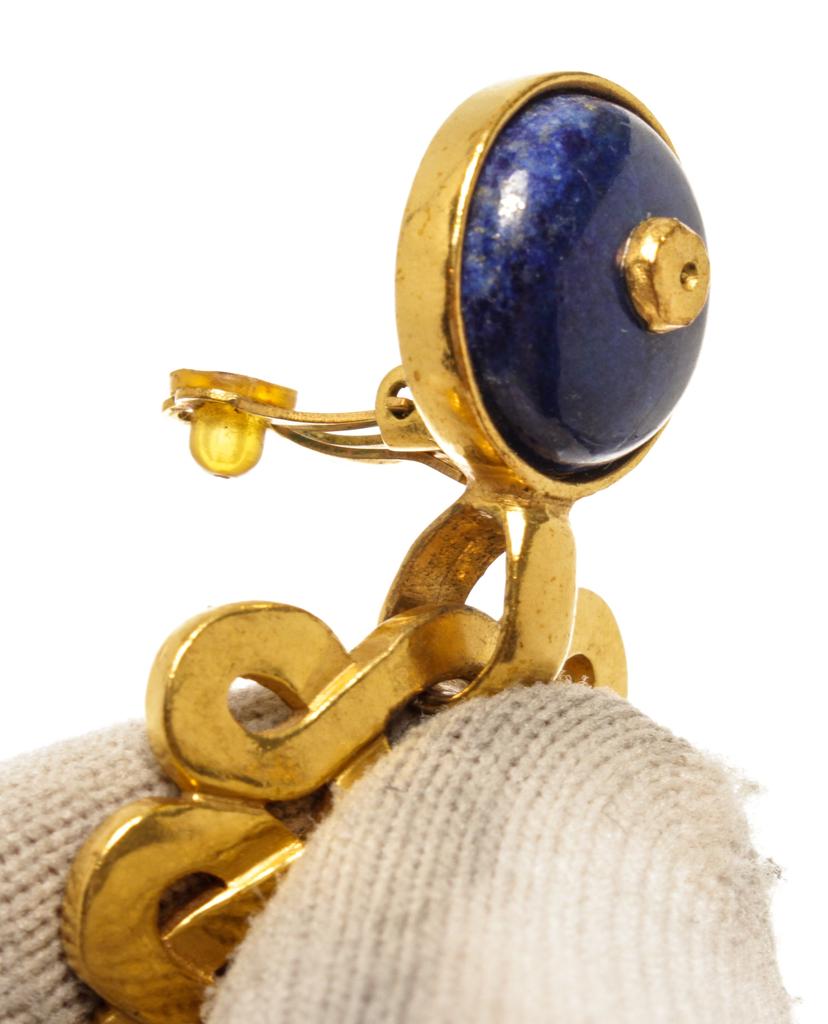 Chanel Gold CC Drop Earrings商品第6张图片规格展示