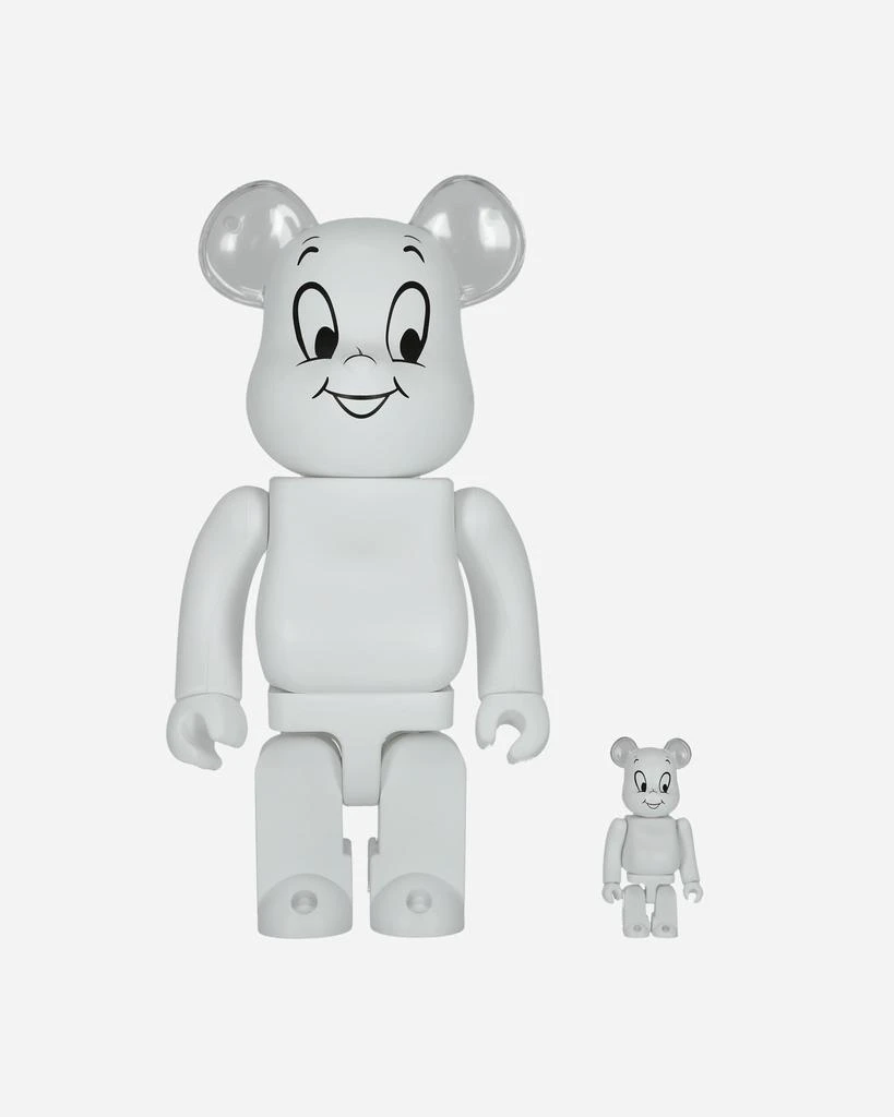 商品Medicom|100%+400% Casper Be@rbrick White,价格¥1043,第2张图片详细描述