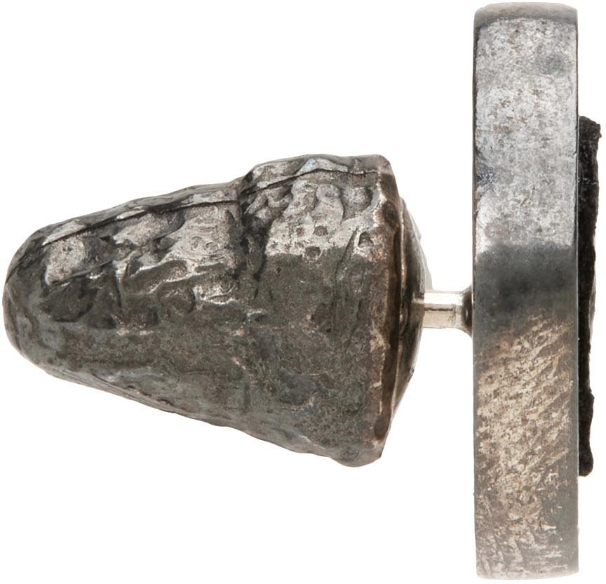Silver Leather Earring商品第2张图片规格展示