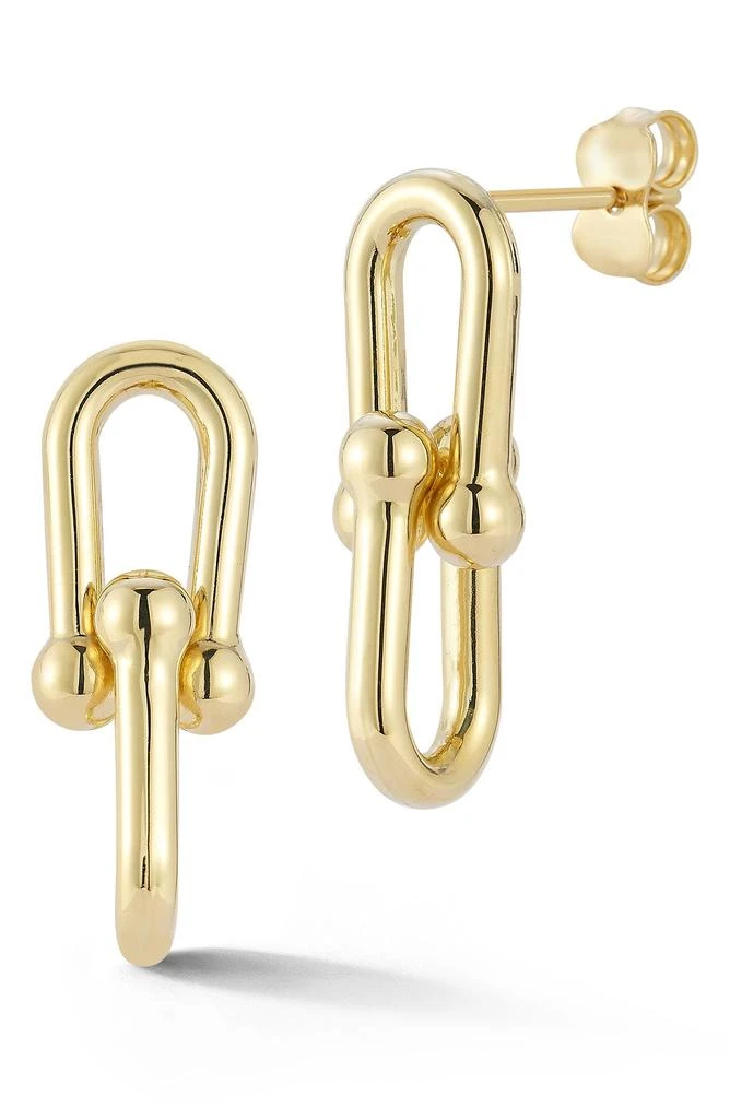 商品Ember Fine Jewelry|14K Yellow Gold Link Drop Earrings,价格¥4271,第1张图片