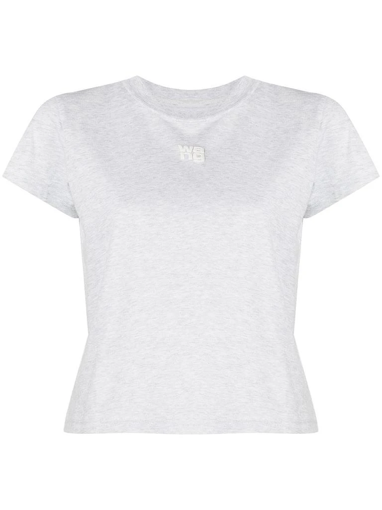 商品Alexander Wang|T BY ALEXANDER WANG WOMEN ESSENTIAL JSY SHRUNK TEE W/PUFF LOGO & BOUND NECK,价格¥457,第3张图片详细描述