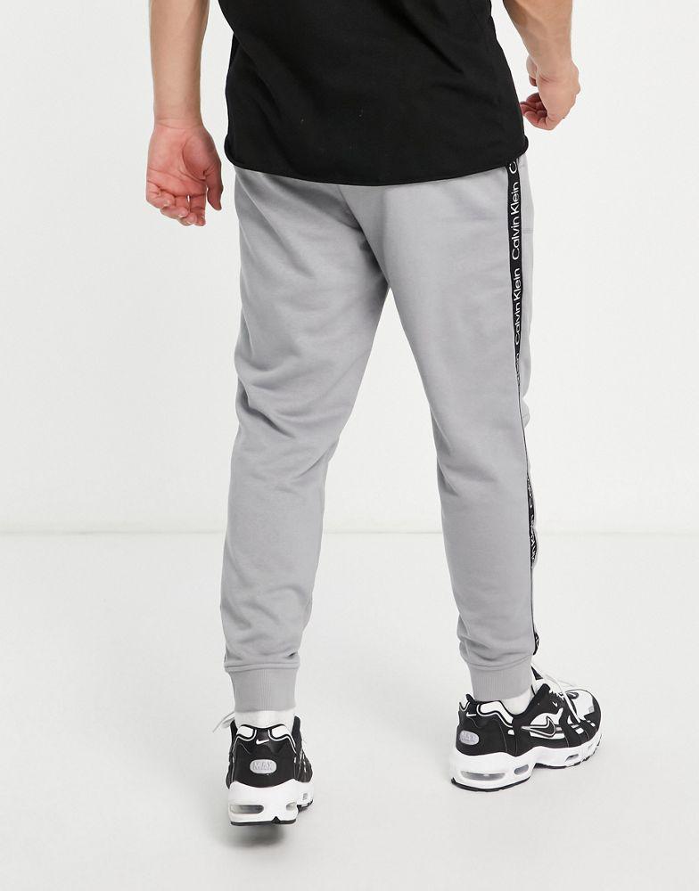 Calvin Klein Performance taping joggers in grey商品第2张图片规格展示