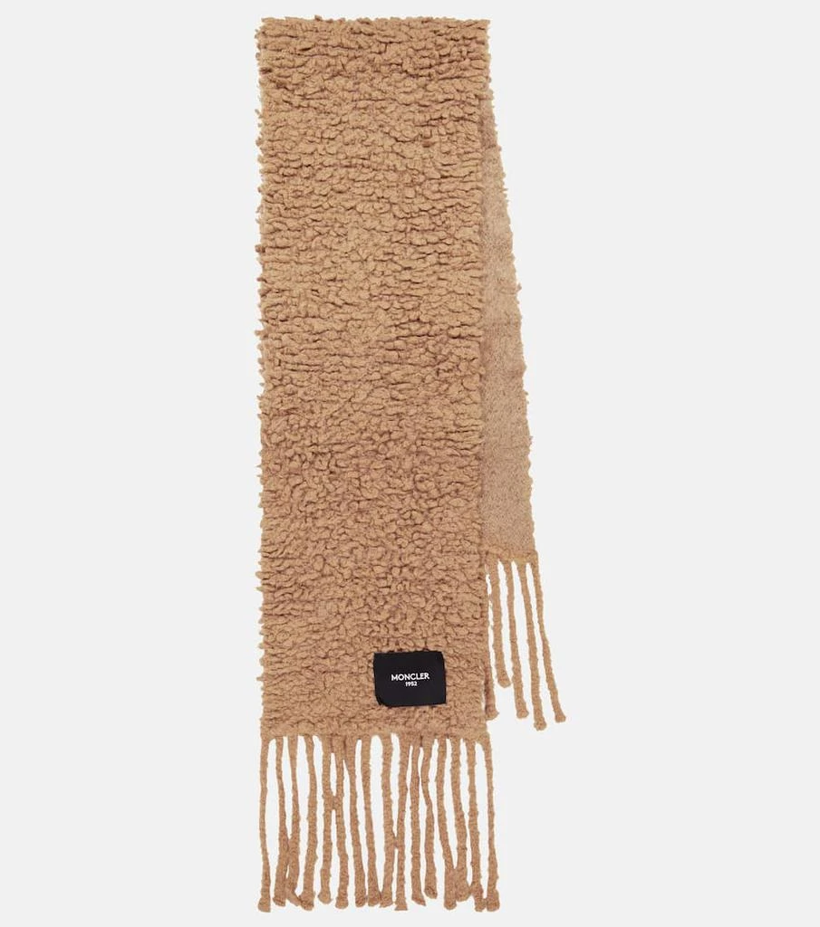 商品Moncler|Bouclé-knit scarf,价格¥5111,第1张图片