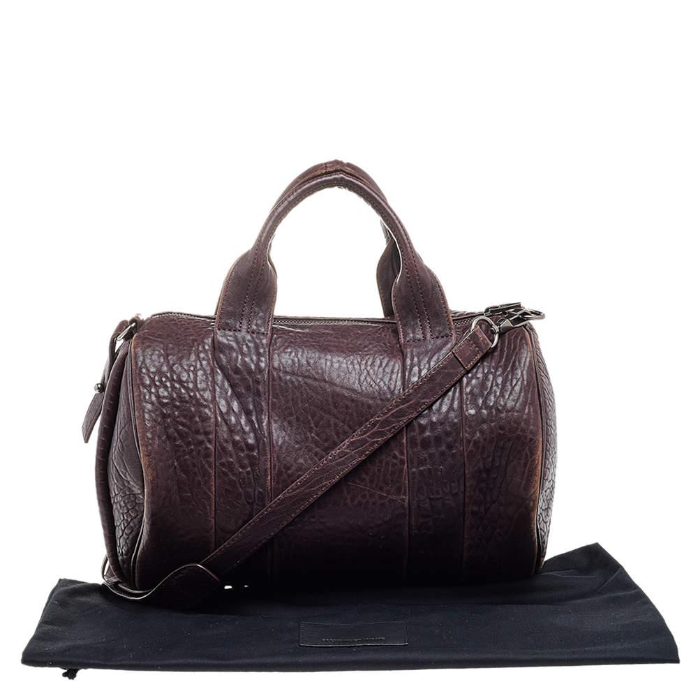 Alexander Wang Burgundy Leather Rocco Satchel商品第9张图片规格展示