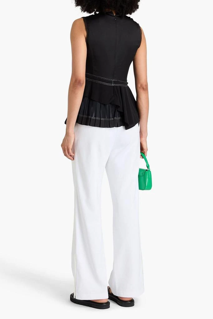 商品3.1 Phillip Lim|Layered pleated chiffon and satin top,价格¥2062,第3张图片详细描述